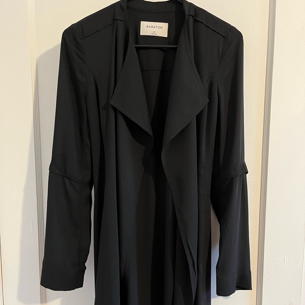 Babaton Flowy Trench Coat - Picture 3 of 5
